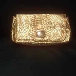 ***BNWOT Chic Gold clutch